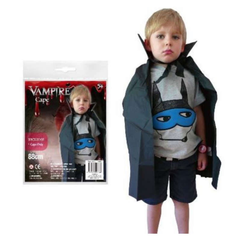 Ronis Vampire Vinyl Cape Kids 80cm