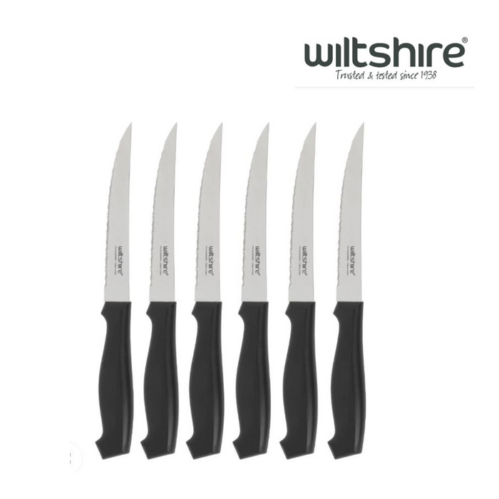 Laser Steak Knife 6 Pce Set Wiltshire