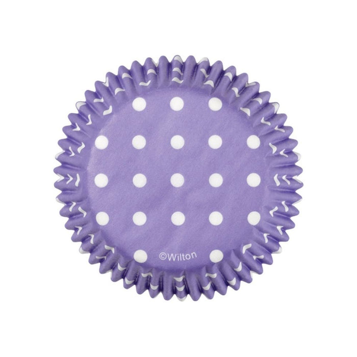 Wilton Purple Dots Std Baking Cups