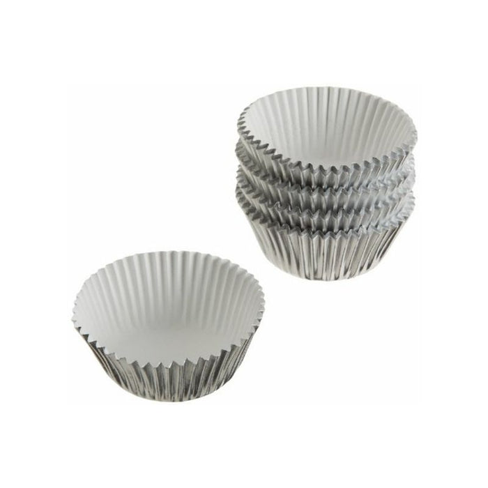 Wilton 24Pc Std Silver Foil Baking Cups