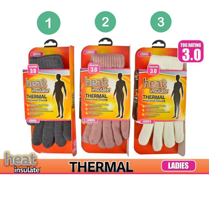 Ladies Heat Ins Thermal Gloves Variant 1