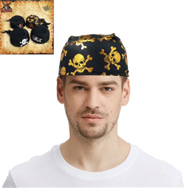 PARTY PLANET 4 ASSORTED PIRATE HATS