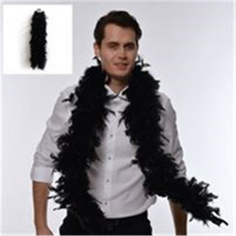 FEATHER BOA­BLACK 150CM 60G