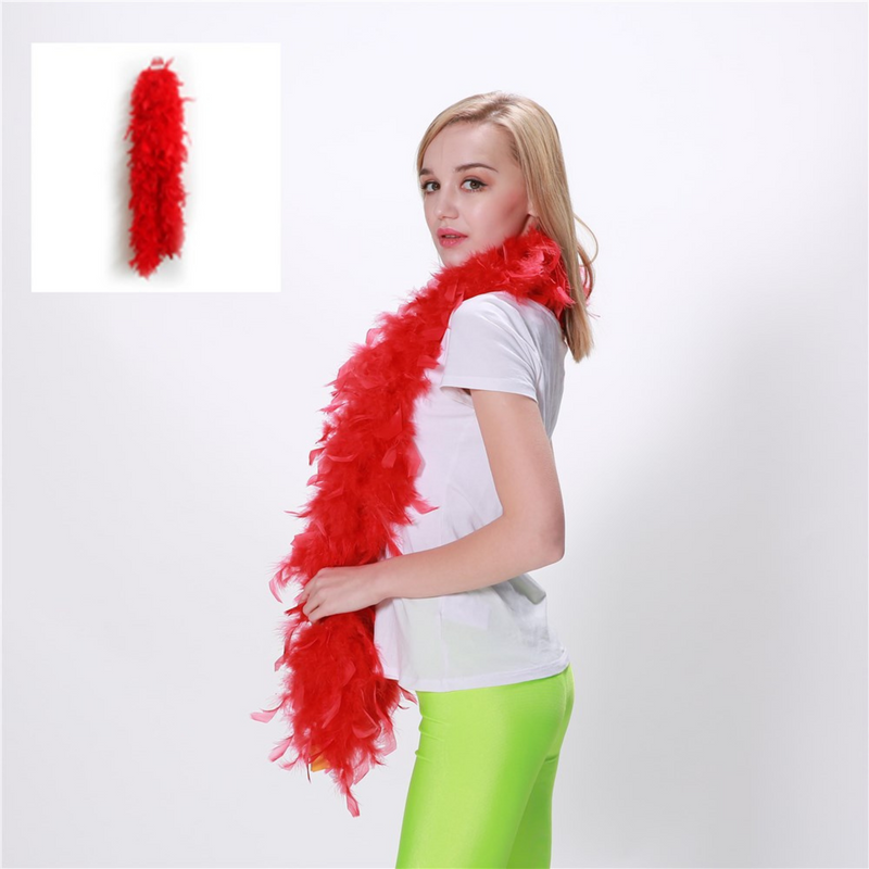 FEATHER BOA-RED 150CM 60G