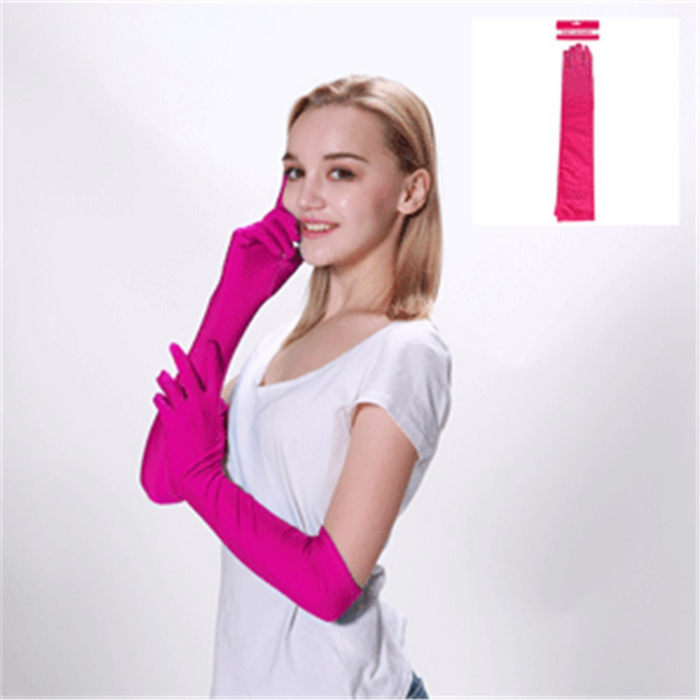 Long Gloves - Pink