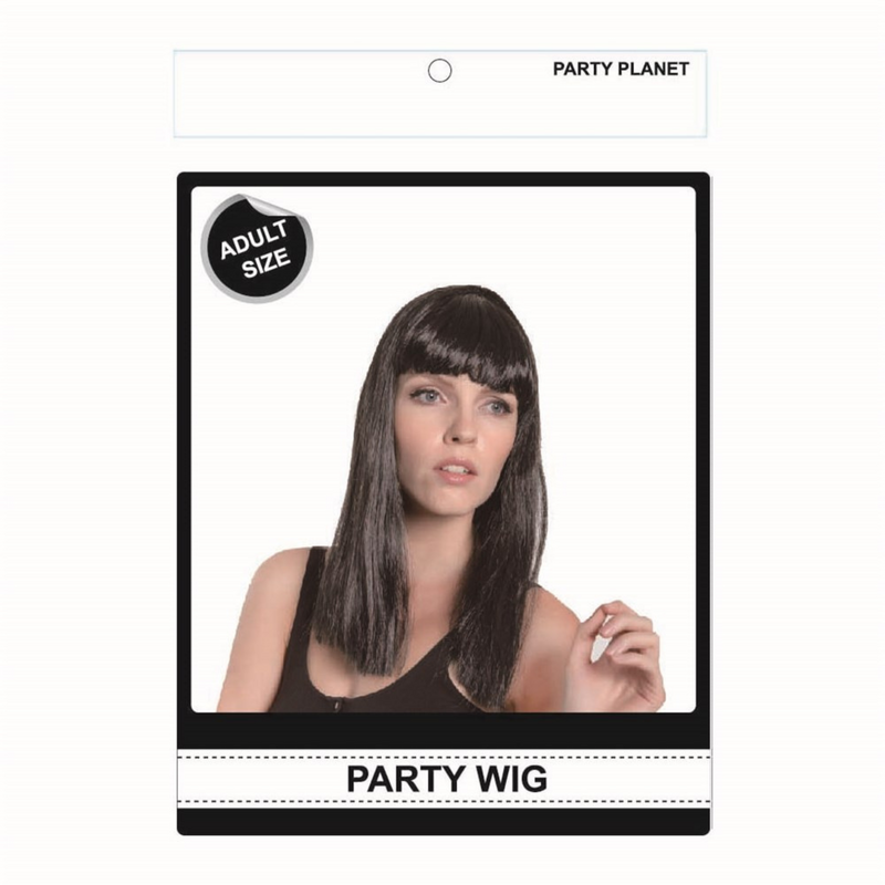 LONG WIG­BLACK