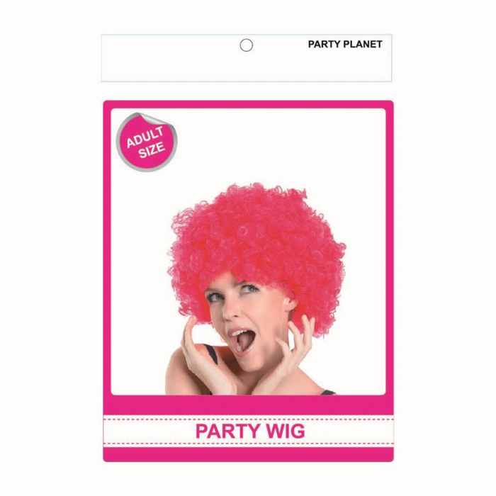 Afro Wig - Pink