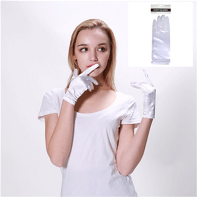 Short Gloves - White