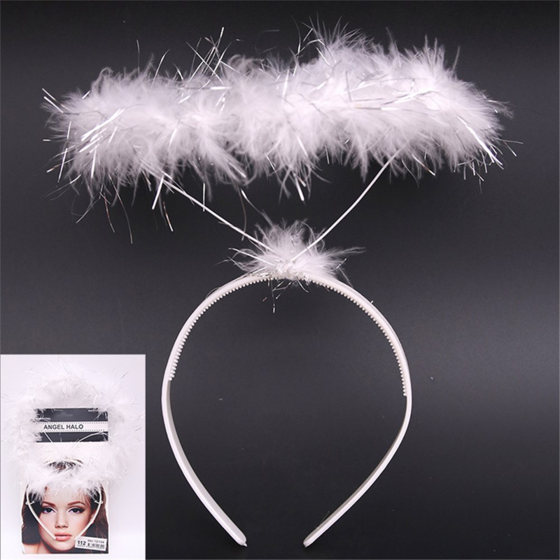 WHITE HALO HEADBAND
