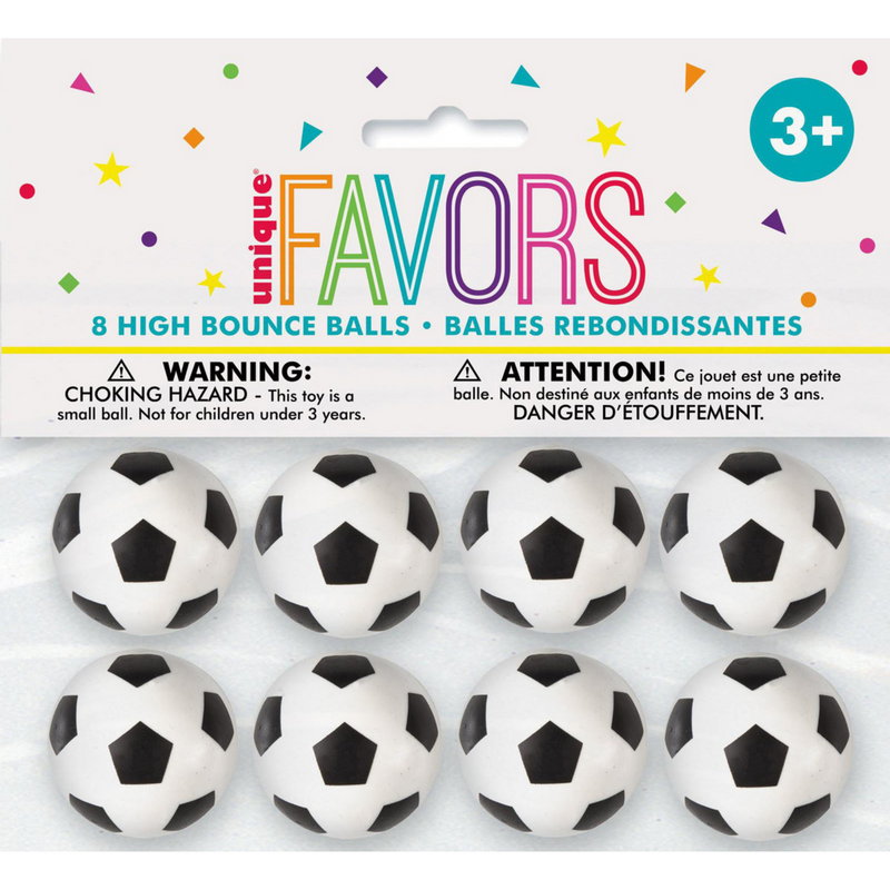 3D Soccer 8 Bouncy Balls