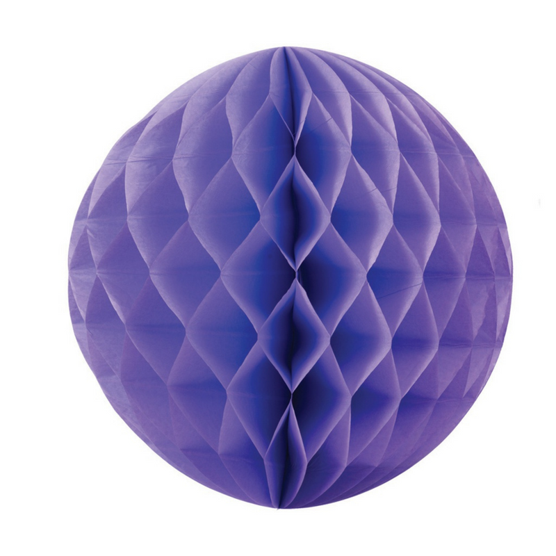 Honeycomb Ball Lilac 25cm Five Star