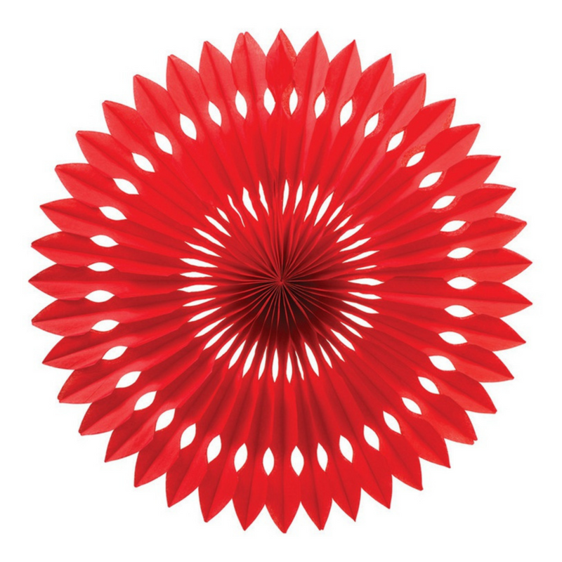 Hanging Fan Apple Red 24cm Five Star