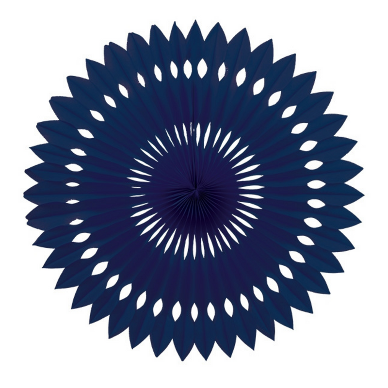 Hanging Fan Navy Blue 24cm Five Star