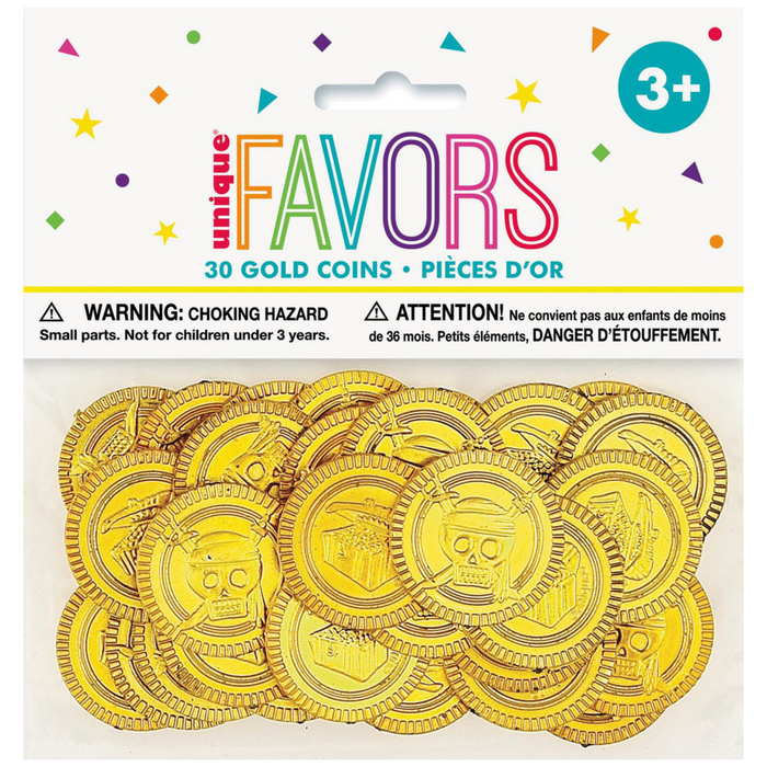 30 Treasure Gold Coins