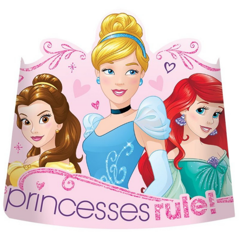 Disney Princess Dream Big Paper Tiaras 8pk