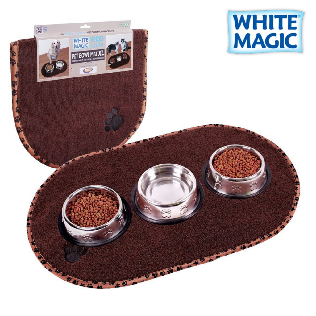 White Magic Microfibre Dish Drying Mat Midnight