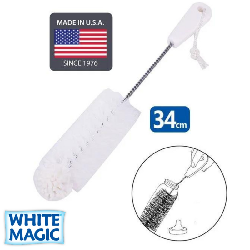 Foam Tipped Baby Bottle Washing Brush