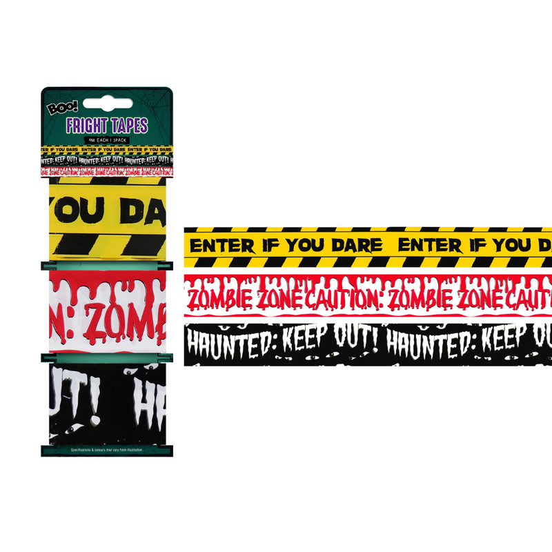 Ronis Warning Fright Tapes 300cm 3pk