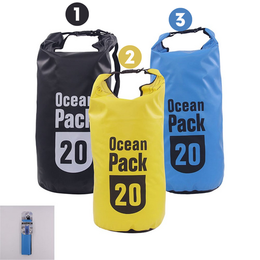 Ronis Waterproof Beach Bag 20L 3 Asstd