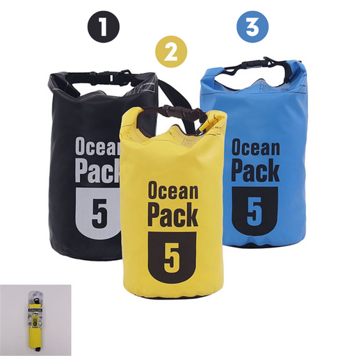 Ronis Waterproof Beach Bag 5L 3 Asstd