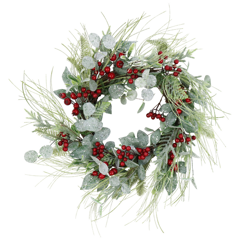 Ronis Wild Eucalyptus Berry Wreath 60cm