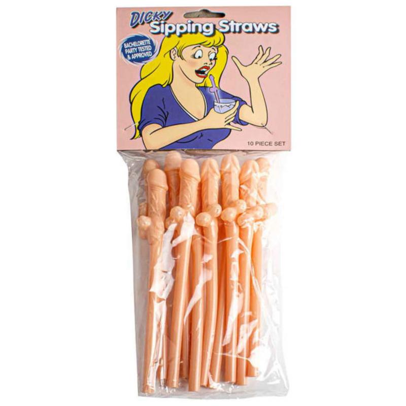 Ronis Willie Straws Flesh 10pk