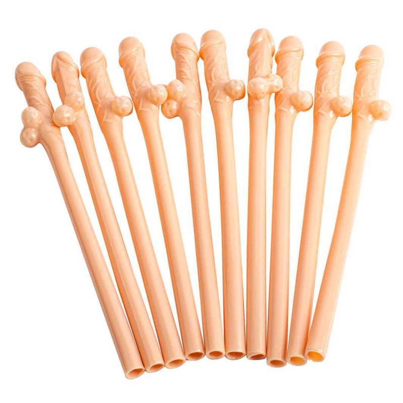Ronis Willie Straws Flesh 10pk