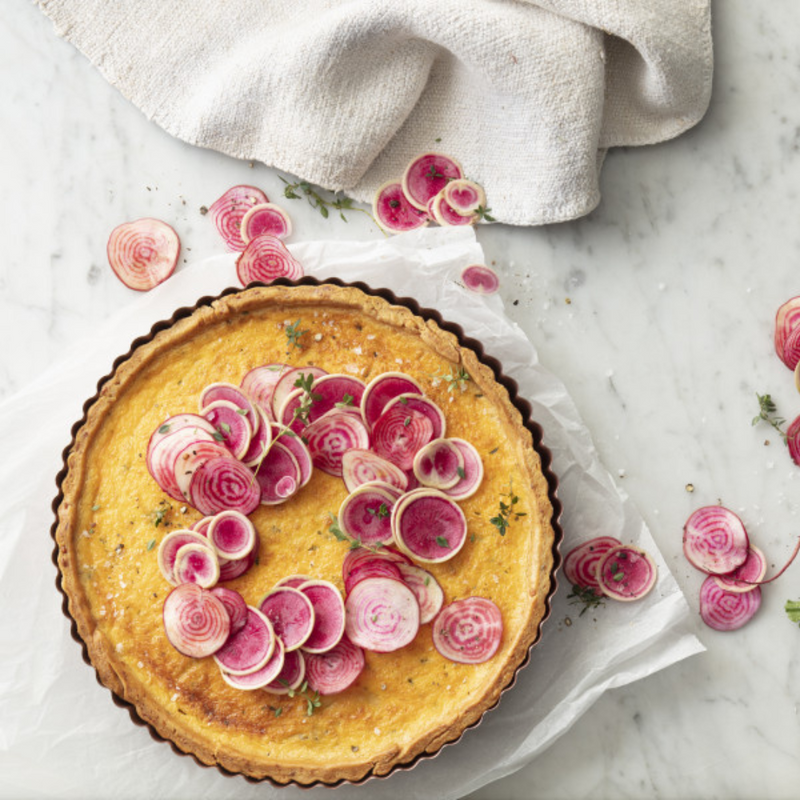 Ronis Wiltshire Quiche and Tart Pan 24cm Rose Gold