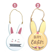Ronis Wooden Hanging Rabbit Decor Large 2 Asstd