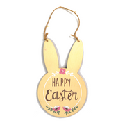 Ronis Wooden Hanging Rabbit Decor Large 2 Asstd