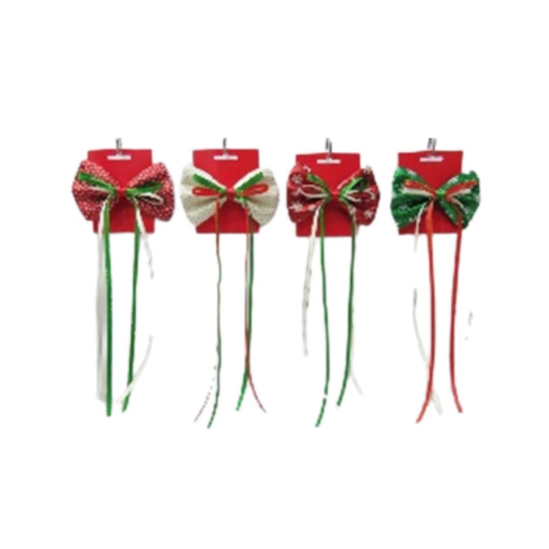 Christmas Bow Clips