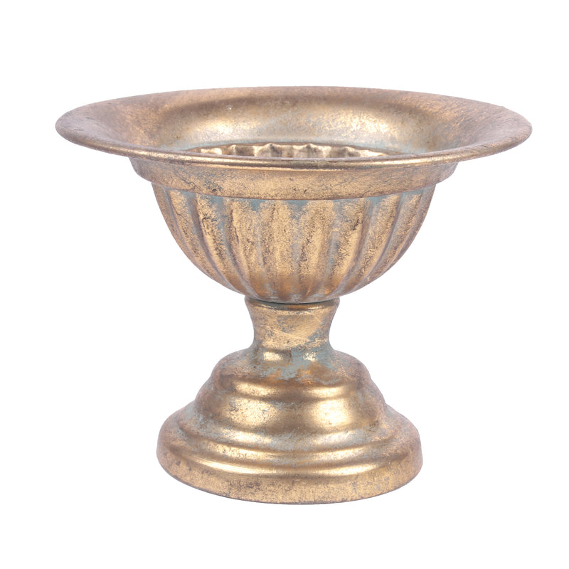 Antique Gold Planter D16.5x12cm