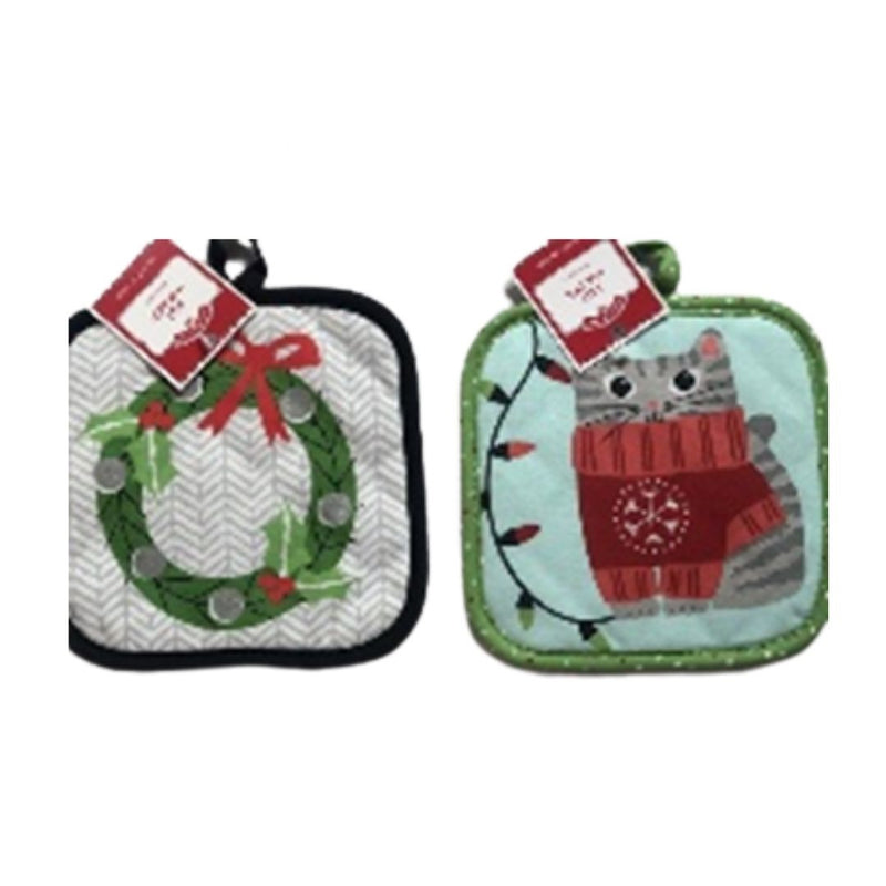 Xmas Printed Pot Holder