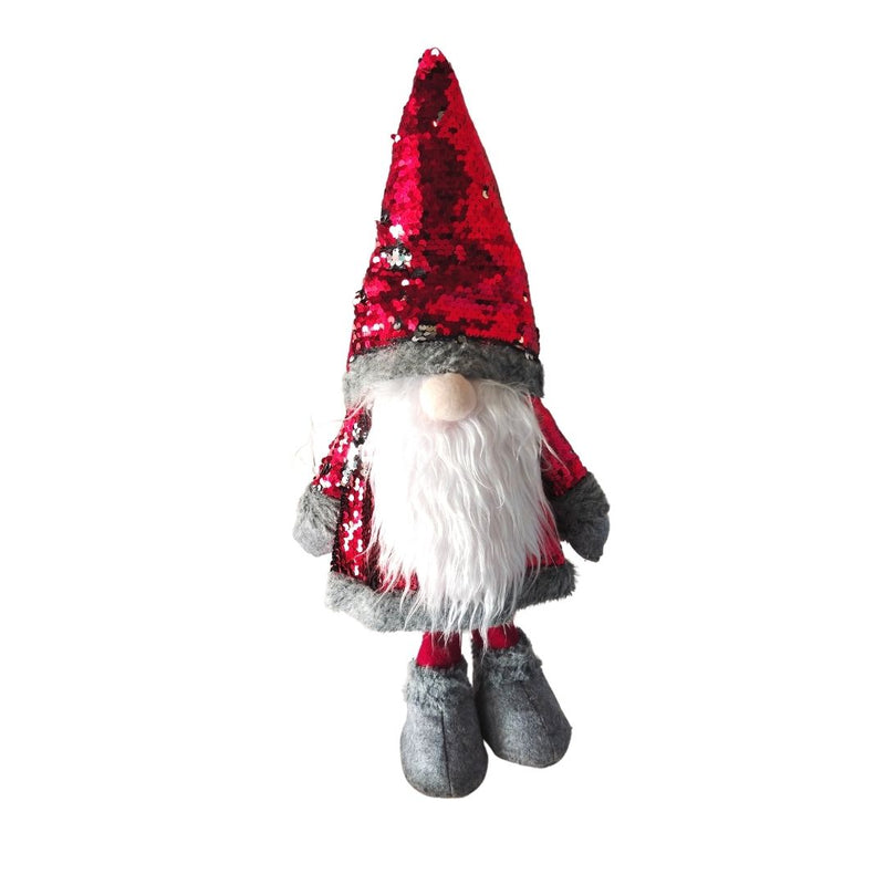 Christmas Standing Gnome Decoration 45cm