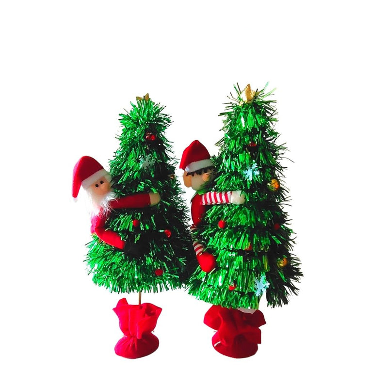 54Cm Tinsel Xmas Tree