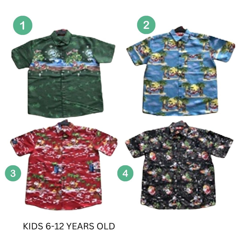 Kids Xmas Hawaii Shirt 6-12