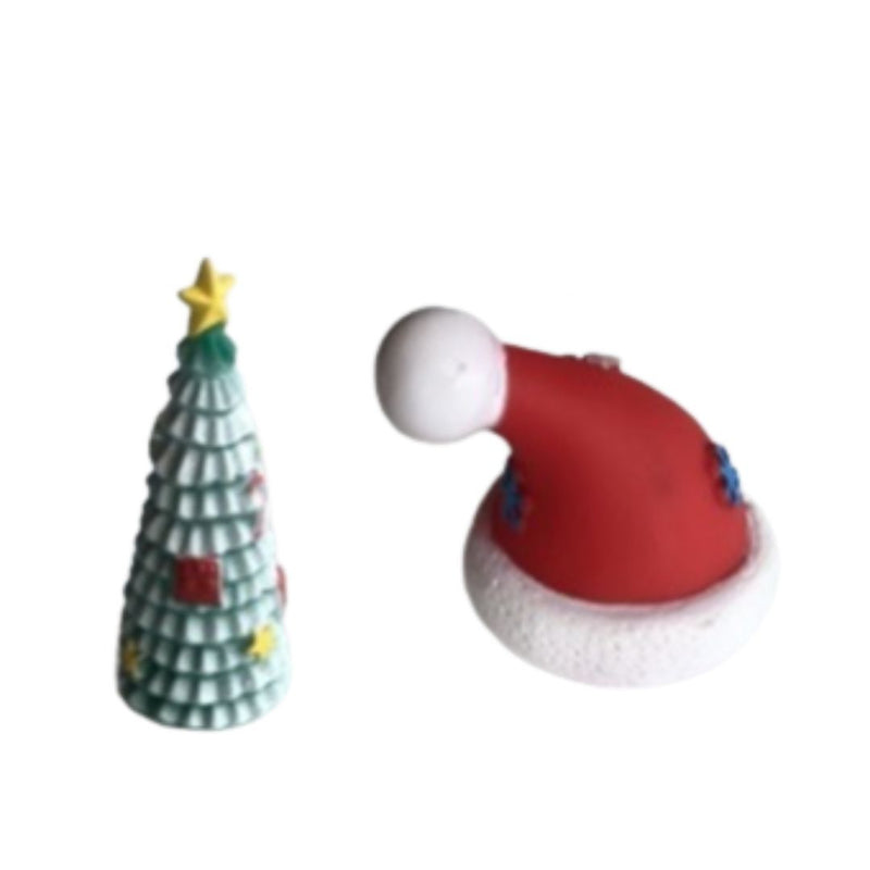 Squeaky Pet Toy Tree/Hat