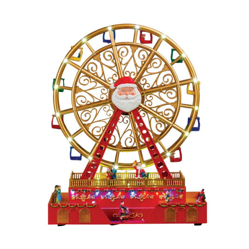 Musical Ferris Wheel Spinning with LED Lights