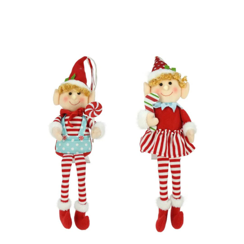Shelf Sit Candy Elf Dangly Legs Assorted