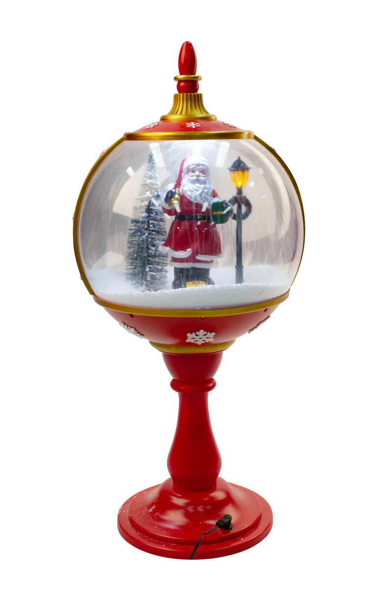 LED SNOWING MUSICAL TABLE GLOBE 64cm