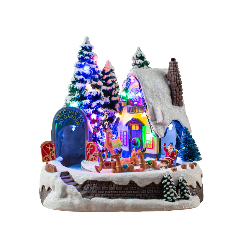 Led Musical Reindeer Garden Rotate