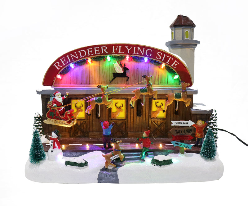 Led Musical Reindeer Flying Site