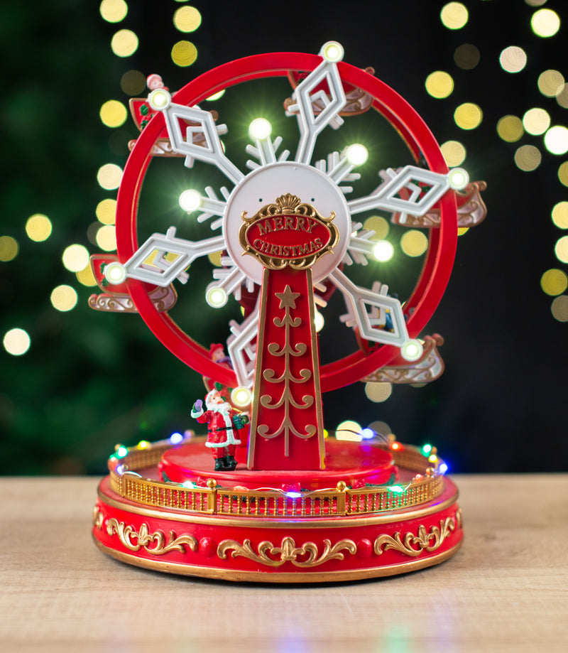 Led Musical Ferris Wheel Spinning