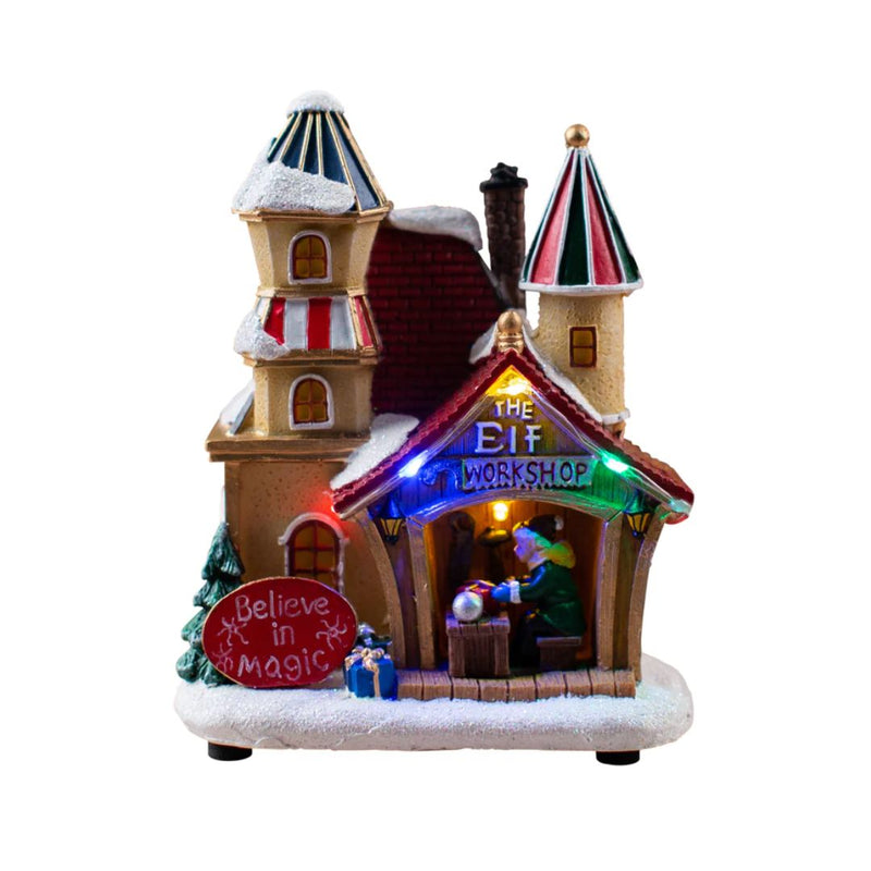LED MUSICAL ELF WORKSHOP 14cm