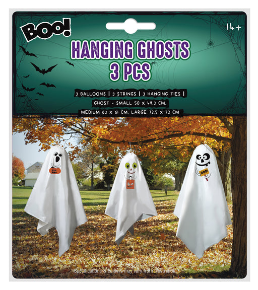 Hanging Balloon Ghost Decorations