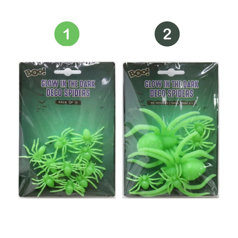 Glow in the Dark Spiders