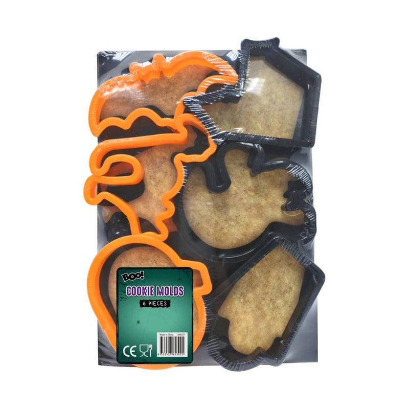 Halloween Scary Cookie Moulds 6pk