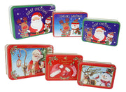 Cookie Tin Rectangle 3Pc Asst – thumbnail