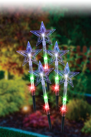 SOLAR TREE PATH LIGHTS 5pc MULTI – thumbnail