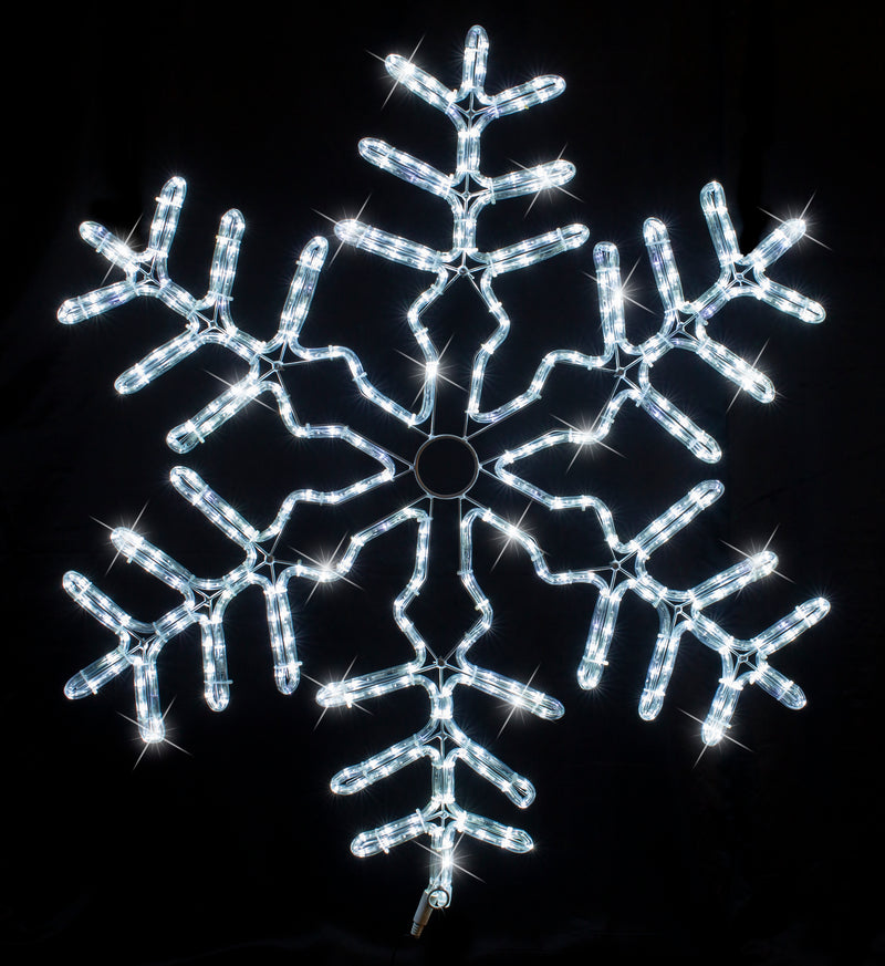 Led Ropelight Snowflake Motif
